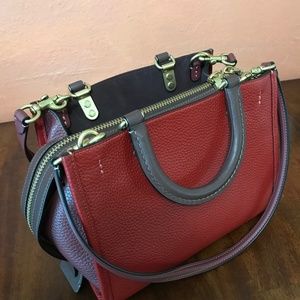 Coach Rogue 25 Brick Red Multi